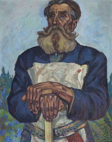 Портрет Зубова М.Ф., 1971 (к., гуашь, темп., р. 100х78,5) 