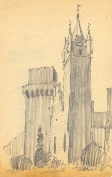 Старый замок. Вайдхофен на Иббсе, 2005 (б., к., р. 20,8х14,7) €350 