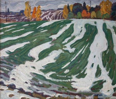 Первый снег, 1965 (х., м., р. 90х110) 