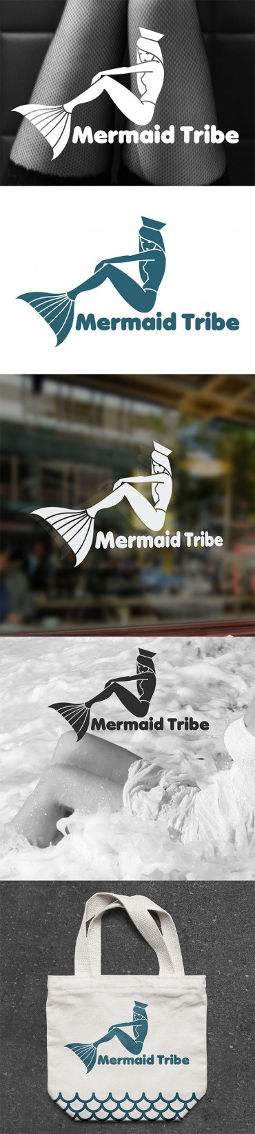 Логотип Mermaid Tribe (Доставка колготок), 2017 