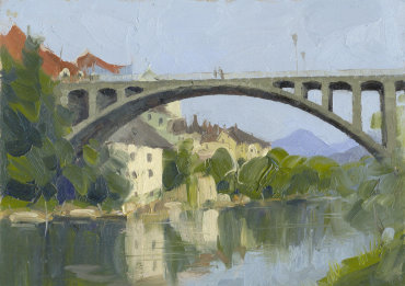 Старый мост, 2005 (к., м., р. 21х29) Частная Коллекция 